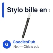 Stylo bille en aluminium recyclé | Randall - Miniature 3