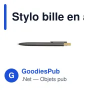 Stylo bille en aluminium recyclé | Randall - Miniature 6