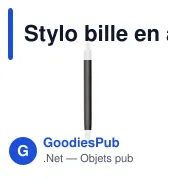 Stylo bille en aluminium recyclé | Randall - Miniature 7