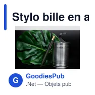 Stylo bille en aluminium recyclé | Randall - Miniature 9