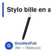 Stylo bille en aluminium recyclé | Randall - Miniature 10