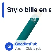 Stylo bille en aluminium recyclé toucher gomme Calandra - Miniature 3