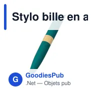 Stylo bille en aluminium recyclé toucher gomme Calandra - Miniature 8