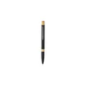 Variante noir - Stylo bille en aluminium recyclé toucher gomme Calandra