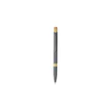 Variante gris - Stylo bille en aluminium recyclé toucher gomme Calandra