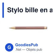 Stylo bille en aluminium Remy - Miniature 4