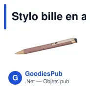 Stylo bille en aluminium Remy - Miniature 7