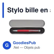 Stylo bille personnalisable en aluminium Thea avec logo - Miniature 1