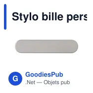 Stylo bille personnalisable en aluminium Thea avec logo - Miniature 11
