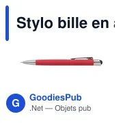 Stylo bille personnalisable en aluminium Thea avec logo - Miniature 4