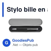 Stylo bille personnalisable en aluminium Thea avec logo - Miniature 6