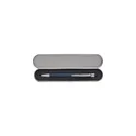 Variante bleu - Stylo bille personnalisable en aluminium Thea avec logo