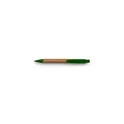 Variante vert - Stylo bille personnalisable en bambou avec logo