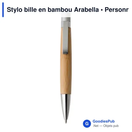 Stylo bille en bambou Arabella