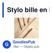 Stylo bille en bambou Colorado - Miniature 5