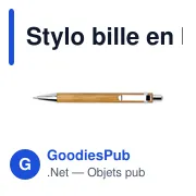 Stylo bille en bambou Colorado - Miniature 8