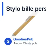 Stylo bille personnalisable coloré en bambou et paille de blé avec logo - Miniature 6
