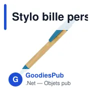Stylo bille personnalisable coloré en bambou et paille de blé avec logo - Miniature 7