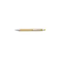 Variante jaune - Stylo bille en bambou et plastique Claire