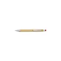 Variante rouge - Stylo bille en bambou et plastique Claire