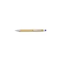 Variante bleu - Stylo bille en bambou et plastique Claire