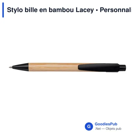 Stylo bille en bambou Lacey