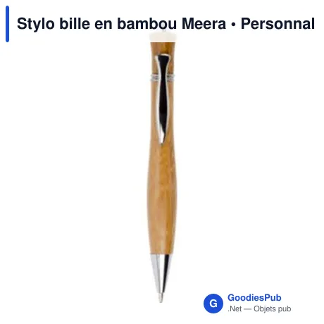 Stylo bille en bambou Meera