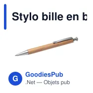 Stylo bille en bois personnalisable avec logo - Marissa - Miniature 4