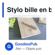 Stylo bille en bois personnalisable avec logo - Marissa - Miniature 5