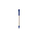 Variante bleu cobalt - Stylo bille en brique de lait recyclée Heike