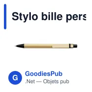 Stylo bille personnalisable en carton avec logo - Peter - Miniature 11
