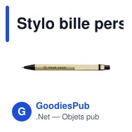 Stylo bille personnalisable en carton avec logo - Peter - Miniature 7