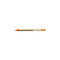 Variante orange - Stylo bille personnalisable en carton avec logo - Peter