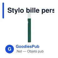 Stylo bille personnalisable en carton recyclé avec logo - Debra - Miniature 10