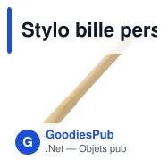 Stylo bille personnalisable en carton recyclé avec logo - Madalena - Miniature 9