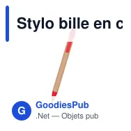Stylo bille en carton recyclé | Nicholas - Miniature 10