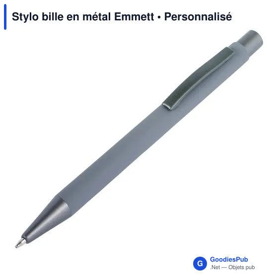 Stylo bille en métal Emmett - Image 9