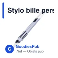 Stylo bille personnalisable en métal laqué avec logo - Aurora - Miniature 4
