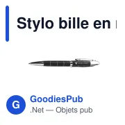 Stylo bille en métal personnalisable Malika avec logo - Miniature 3