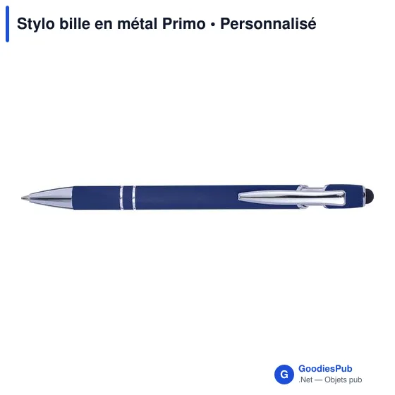 Stylo bille en métal Primo - Image 1