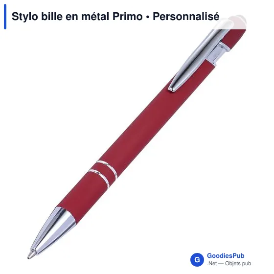 Stylo bille en métal Primo - Image 4