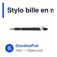 Stylo bille en métal Primo - Miniature 6