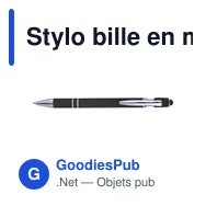 Stylo bille en métal Primo - Miniature 7