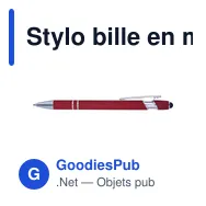 Stylo bille en métal Primo - Miniature 9