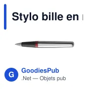Stylo bille en métal personnalisable avec logo - Rex - Miniature 3