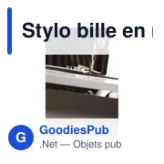 Stylo bille en métal personnalisable avec logo - Rex - Miniature 4