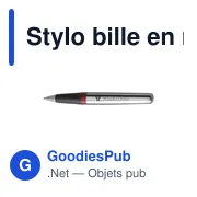 Stylo bille en métal personnalisable avec logo - Rex - Miniature 5