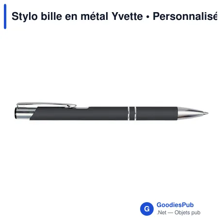 Stylo bille en métal Yvette