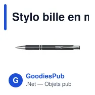 Stylo bille en métal Yvette - Miniature 11