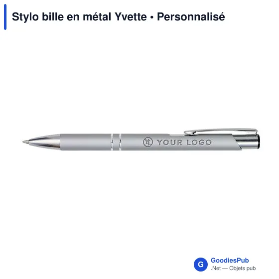 Stylo bille en métal Yvette - Image 3